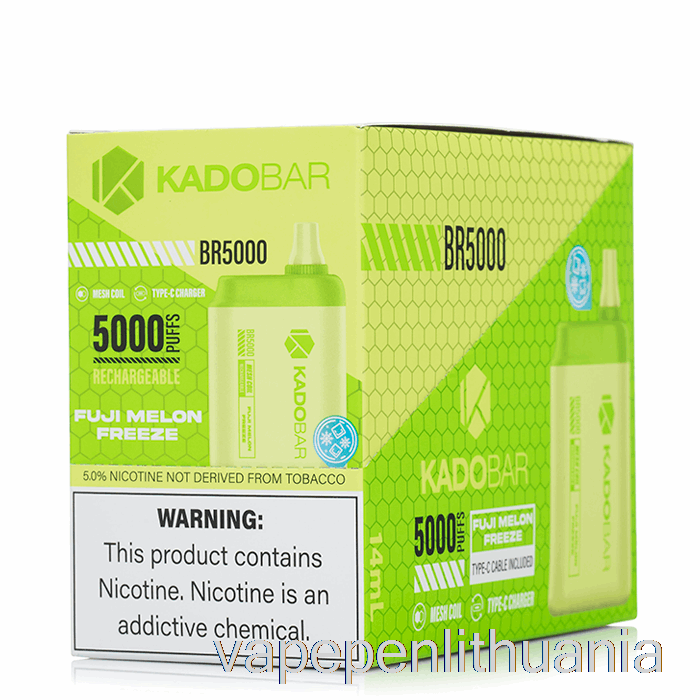 [5 Pakuotės] Kado Bar Br5000 Vienkartinis Vape Skystis